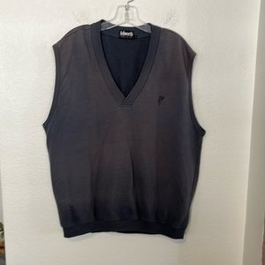 🩶ASHWORTH GOLF SWEATER VEST GREY OMBRÉ SZ L GREAT CONDITION!